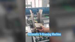 Automatic Paperboard Slots Grooving Machine For Rigid Box Production