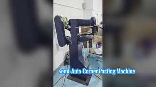 Semi-Auto 50MP Paper Forming Machine for Rigid Box Corner Pasting Production